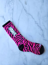 Load image into Gallery viewer, HAWK. Pink/Black Tiger Stripes

